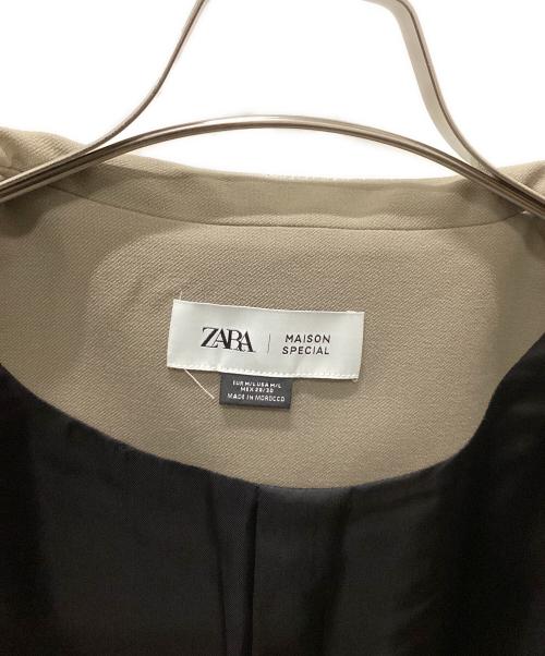 ZARA（ザラ）ZARA (ザラ) MAISON SPECIAL (メゾンスペシャル) ZARA × MAISON SPECIAL チェスターコート ベージュ サイズ:Lの古着・服飾アイテム