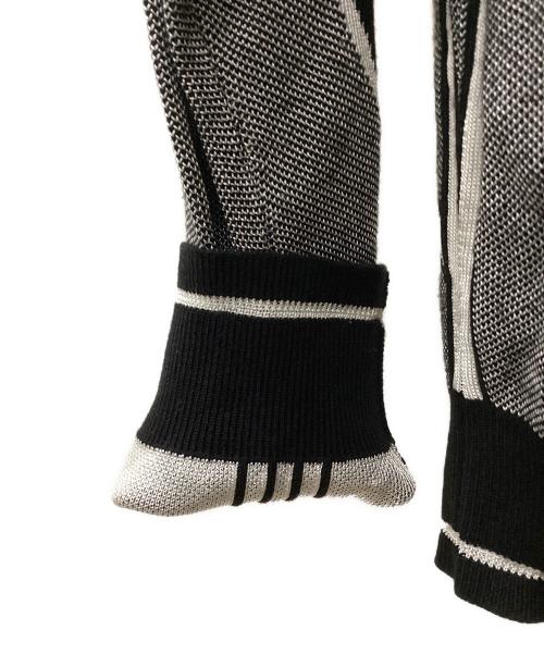 Dior（ディオール）Dior (ディオール) 19AW 空山基 コラボ テクニカル タートルネック ニット セーター グレー サイズ:Mの古着・服飾アイテム