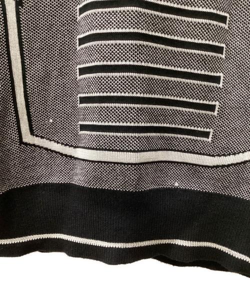 Dior（ディオール）Dior (ディオール) 19AW 空山基 コラボ テクニカル タートルネック ニット セーター グレー サイズ:Mの古着・服飾アイテム