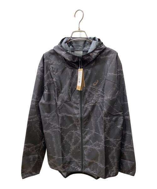 asics（アシックス）asics (アシックス) ランニングパッカブルウーブンジャケット ブラック サイズ:L 未使用品の古着・服飾アイテム