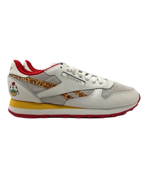 REEBOK（リーボック）REEBOK (リーボック) ATMOS (アトモス) ベビースターラーメン (ベビースターラーメン) スニーカー ホワイト サイズ:26cm 未使用品の古着・服飾アイテム
