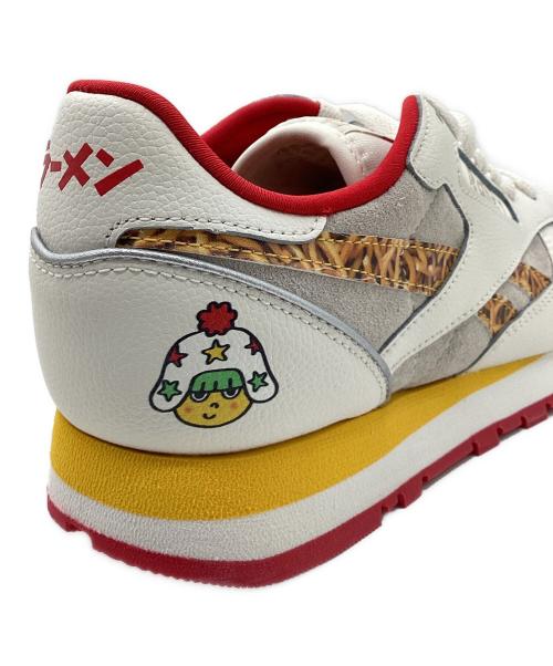 REEBOK（リーボック）REEBOK (リーボック) ATMOS (アトモス) ベビースターラーメン (ベビースターラーメン) スニーカー ホワイト サイズ:26cm 未使用品の古着・服飾アイテム