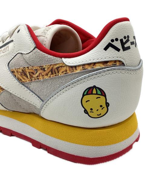REEBOK（リーボック）REEBOK (リーボック) ATMOS (アトモス) ベビースターラーメン (ベビースターラーメン) スニーカー ホワイト サイズ:26cm 未使用品の古着・服飾アイテム
