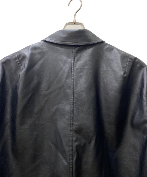 WYM LIDNM（ウィム バイ リドム）WYM LIDNM (ウィム バイ リドム) フェイクレザージャケット ブラック サイズ:Sの古着・服飾アイテム