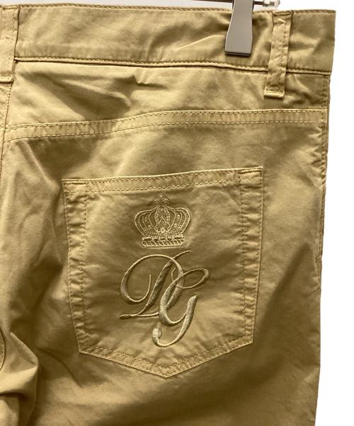 DOLCE & GABBANA（ドルチェ＆ガッバーナ）DOLCE & GABBANA (ドルチェ＆ガッバーナ) ストレッチスキニーコットンパンツ カーキ サイズ:48の古着・服飾アイテム