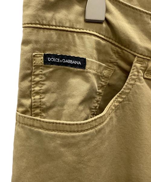 DOLCE & GABBANA（ドルチェ＆ガッバーナ）DOLCE & GABBANA (ドルチェ＆ガッバーナ) ストレッチスキニーコットンパンツ カーキ サイズ:48の古着・服飾アイテム