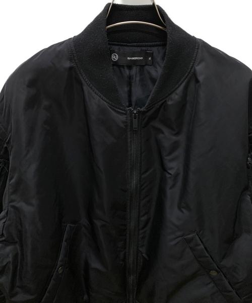 GU（ジーユー）GU (ジーユー) UNDERCOVER (アンダーカバー) MA-1ジャケット ブラック サイズ:XLの古着・服飾アイテム