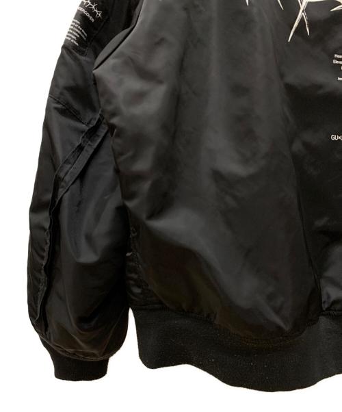 GU（ジーユー）GU (ジーユー) UNDERCOVER (アンダーカバー) MA-1ジャケット ブラック サイズ:XLの古着・服飾アイテム