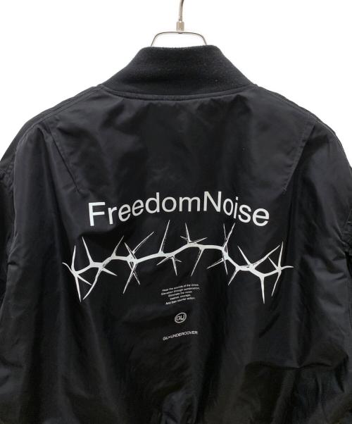 GU（ジーユー）GU (ジーユー) UNDERCOVER (アンダーカバー) MA-1ジャケット ブラック サイズ:XLの古着・服飾アイテム