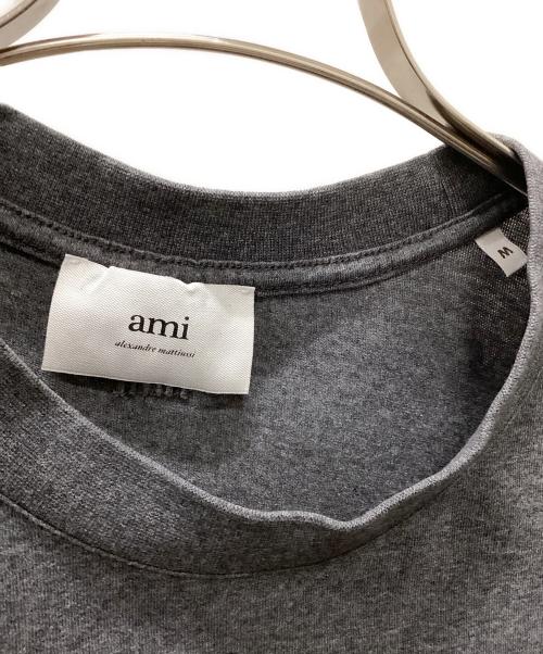AMI Alexandre Mattiussi（アミアレクサンドルマテュッシ）AMI Alexandre Mattiussi (アミアレクサンドルマテュッシ) AMI Alexandre Mattiussi 半袖カットソー グレー サイズ:Mの古着・服飾アイテム