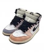 NIKEナイキ）の古着「AIR JORDAN 1 RETRO HIGH OG」｜ホワイト×パープル×オレンジ