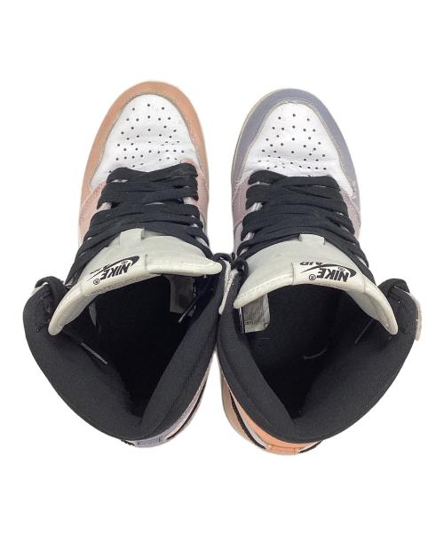 NIKE（ナイキ）NIKE (ナイキ) AIR JORDAN 1 RETRO HIGH OG ホワイト×パープル×オレンジ サイズ:26cmの古着・服飾アイテム