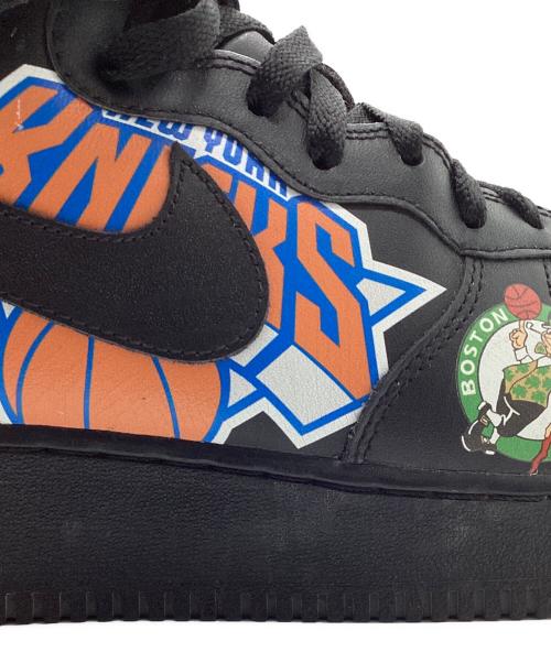 NIKE（ナイキ）NIKE (ナイキ) SUPREME (シュプリーム) NBA Nike Air Force 1 Mid '07 ブラック×マルチカラー サイズ:27cmの古着・服飾アイテム