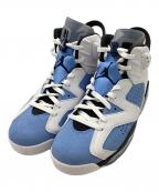 NIKEナイキ）の古着「AIR JORDAN6 RETRO」｜ホワイト×ブルー