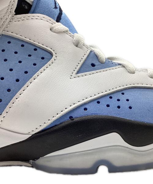 NIKE（ナイキ）NIKE (ナイキ) AIR JORDAN6 RETRO ホワイト×ブルー サイズ:27.5cmの古着・服飾アイテム