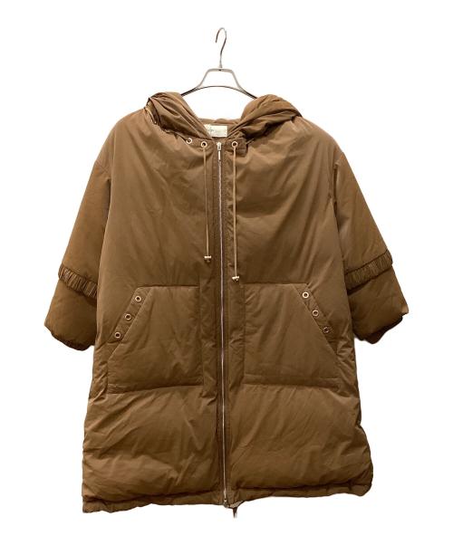 nap（ナップ）nap (ナップ) オーバーサイズフーデッドパファコート ブラウン サイズ:Mの古着・服飾アイテム