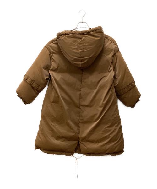 nap（ナップ）nap (ナップ) オーバーサイズフーデッドパファコート ブラウン サイズ:Mの古着・服飾アイテム