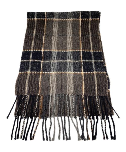 Vivienne Westwood（ヴィヴィアンウエストウッド）Vivienne Westwood (ヴィヴィアンウエストウッド) オーブ刺繍チェックマフラーの古着・服飾アイテム