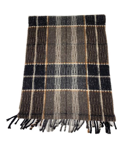 Vivienne Westwood（ヴィヴィアンウエストウッド）Vivienne Westwood (ヴィヴィアンウエストウッド) オーブ刺繍チェックマフラーの古着・服飾アイテム