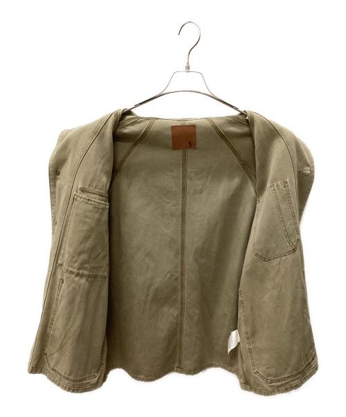 Spick and Span（スピック＆スパン）Spick and Span (スピック＆スパン) 25SS/5 1/2 DUCK COVERALLS カーキ サイズ:27の古着・服飾アイテム