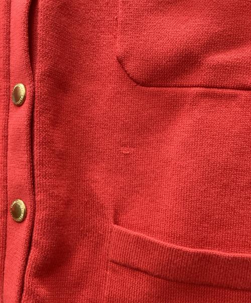 Traditional Weatherwear（トラディショナルウェザーウェア）Traditional Weatherwear (トラディショナルウェザーウェア) Traditional Weatherwear 厚手カーディガン レッド サイズ:Sの古着・服飾アイテム