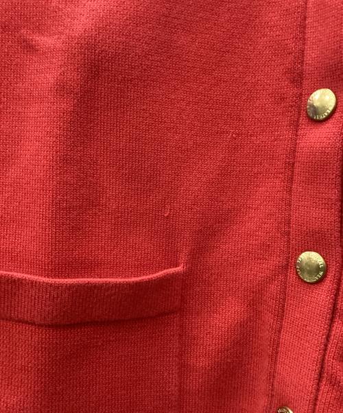 Traditional Weatherwear（トラディショナルウェザーウェア）Traditional Weatherwear (トラディショナルウェザーウェア) Traditional Weatherwear 厚手カーディガン レッド サイズ:Sの古着・服飾アイテム
