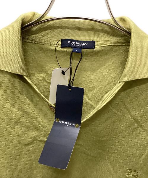 BURBERRY LONDON（バーバリーロンドン）BURBERRY LONDON (バーバリーロンドン) BURBERRY LONDON ポロシャツ グリーン サイズ:L 未使用品の古着・服飾アイテム
