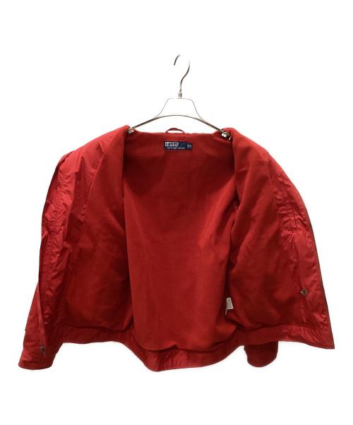 POLO RALPH LAUREN（ポロ・ラルフローレン）POLO RALPH LAUREN (ポロ・ラルフローレン) 裏地フリースジャケット レッド サイズ:Mの古着・服飾アイテム