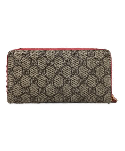 GUCCI（グッチ）GUCCI (グッチ) 長財布 ブラウンの古着・服飾アイテム