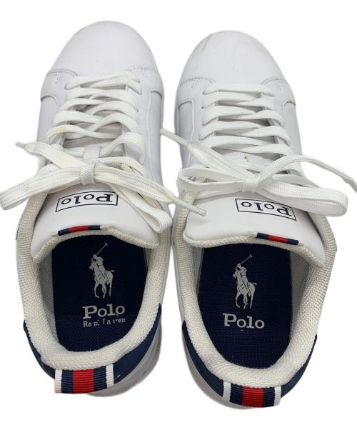 POLO RALPH LAUREN（ポロ・ラルフローレン）POLO RALPH LAUREN (ポロ・ラルフローレン) POLO RALPH LAUREN スニーカー ホワイト サイズ:7.5の古着・服飾アイテム