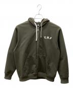 THE NORTH FACEザ ノース フェイス）の古着「ヘザースウェットフルジップフーディ」｜オリーブ