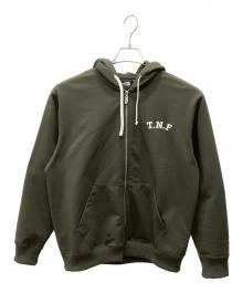 THE NORTH FACE（ザ ノース フェイス）の古着「ヘザースウェットフルジップフーディ」｜オリーブ