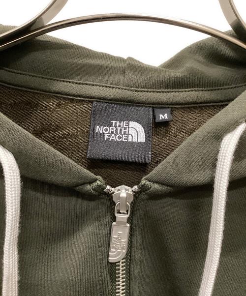 THE NORTH FACE（ザ ノース フェイス）THE NORTH FACE (ザ ノース フェイス) ヘザースウェットフルジップフーディ オリーブ サイズ:Mの古着・服飾アイテム