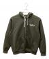 THE NORTH FACE（ザ ノース フェイス）の古着「ヘザースウェットフルジップフーディ」｜オリーブ