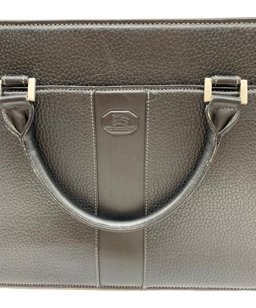BURBERRY（バーバリー）BURBERRY (バーバリー) レザーブリーフケース ブラックの古着・服飾アイテム