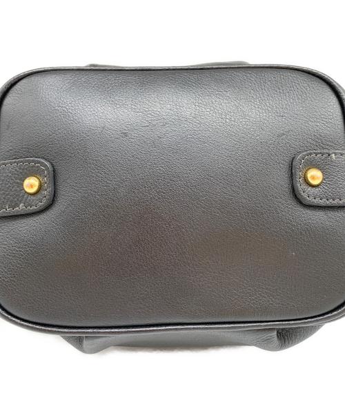 BLUE LABEL CRESTBRIDGE（ブルーレーベルクレストブリッジ）BLUE LABEL CRESTBRIDGE (ブルーレーベルクレストブリッジ) 巾着ショルダーバッグ ブラックの古着・服飾アイテム