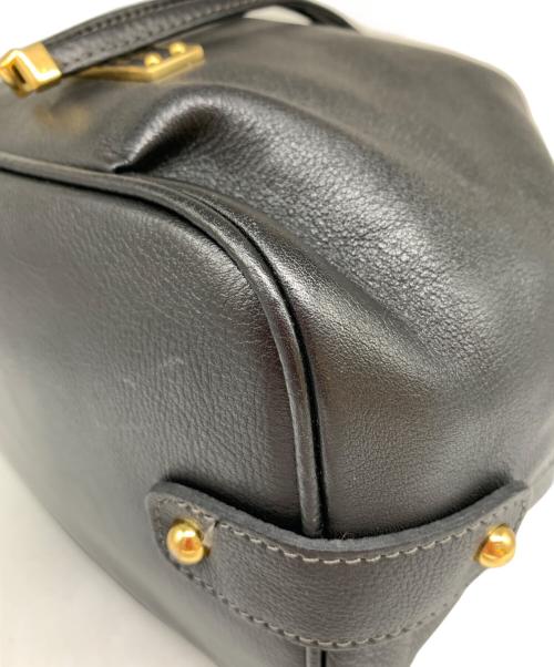 BLUE LABEL CRESTBRIDGE（ブルーレーベルクレストブリッジ）BLUE LABEL CRESTBRIDGE (ブルーレーベルクレストブリッジ) 巾着ショルダーバッグ ブラックの古着・服飾アイテム