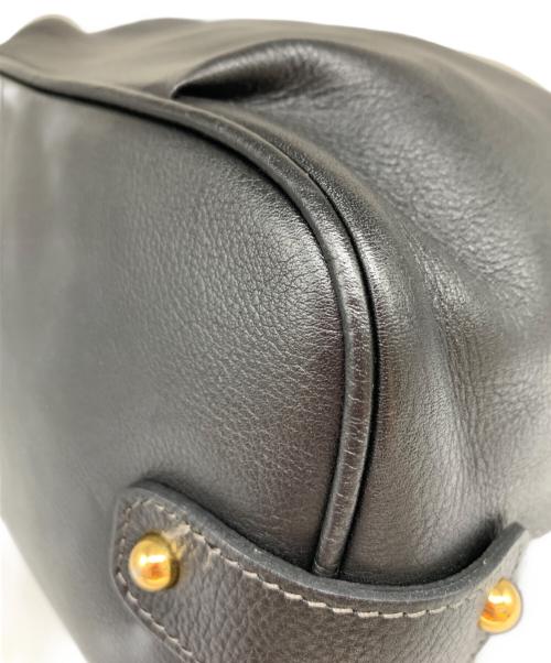BLUE LABEL CRESTBRIDGE（ブルーレーベルクレストブリッジ）BLUE LABEL CRESTBRIDGE (ブルーレーベルクレストブリッジ) 巾着ショルダーバッグ ブラックの古着・服飾アイテム