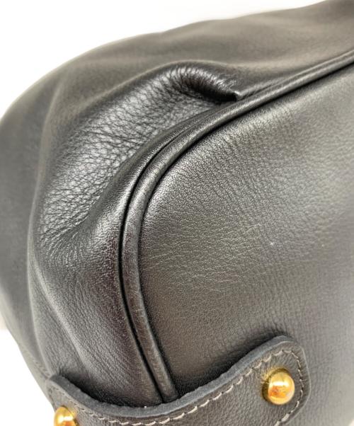 BLUE LABEL CRESTBRIDGE（ブルーレーベルクレストブリッジ）BLUE LABEL CRESTBRIDGE (ブルーレーベルクレストブリッジ) 巾着ショルダーバッグ ブラックの古着・服飾アイテム