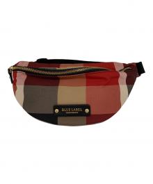 BLUE LABEL CRESTBRIDGE（ブルーレーベルクレストブリッジ）の古着「ボディーバッグ」｜レッド