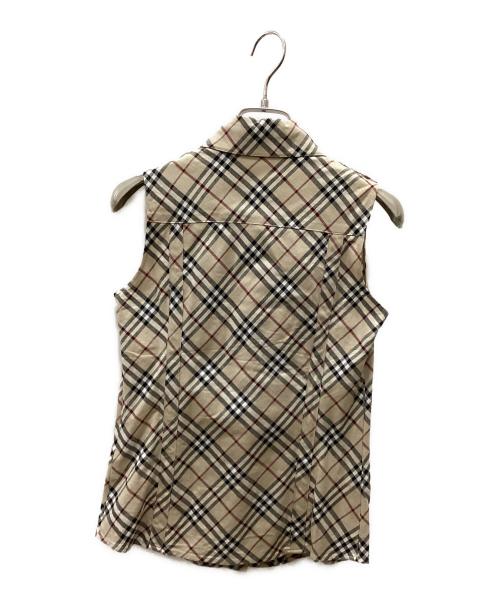 BURBERRY BLUE LABEL（バーバリー ブルー レーベル）BURBERRY BLUE LABEL (バーバリー ブルー レーベル) ポロシャツ ベージュ サイズ:36の古着・服飾アイテム