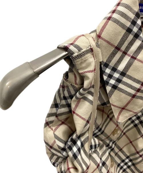 BURBERRY BLUE LABEL（バーバリー ブルー レーベル）BURBERRY BLUE LABEL (バーバリー ブルー レーベル) ポロシャツ ベージュ サイズ:36の古着・服飾アイテム