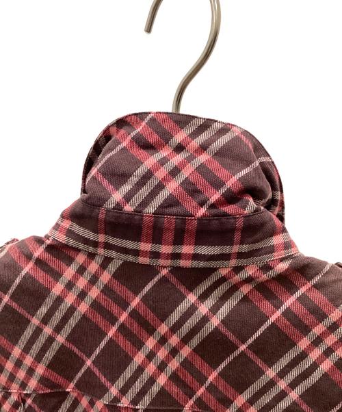 BURBERRY BLUE LABEL（バーバリー ブルー レーベル）BURBERRY BLUE LABEL (バーバリー ブルー レーベル) BURBERRY BLUE LABEL ポロシャツ レッド サイズ:36の古着・服飾アイテム