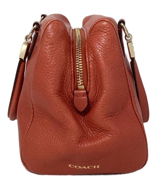 COACH（コーチ）COACH (コーチ) 2WAYレザーバッグ ブラウンの古着・服飾アイテム