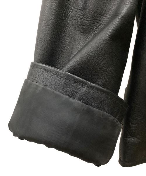 HORN WORKS（ホーンワークス）HORN WORKS (ホーンワークス) HORN WORKS レザージャケット ブラック サイズ:5Lの古着・服飾アイテム