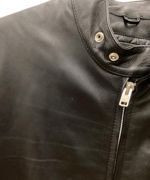 HORN WORKS（ホーンワークス）HORN WORKS (ホーンワークス) HORN WORKS レザージャケット ブラック サイズ:5Lの古着・服飾アイテム