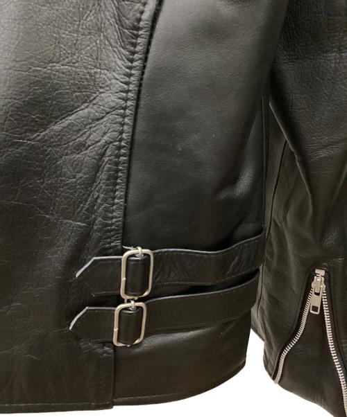 HORN WORKS（ホーンワークス）HORN WORKS (ホーンワークス) HORN WORKS レザージャケット ブラック サイズ:5Lの古着・服飾アイテム