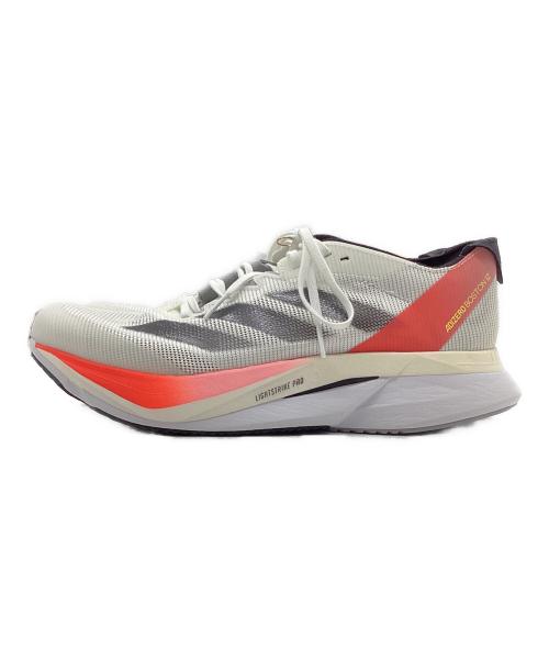 adidas（アディダス）adidas (アディダス) ADIZERO BOSTON 12 M ホワイト サイズ:26cm 未使用品の古着・服飾アイテム