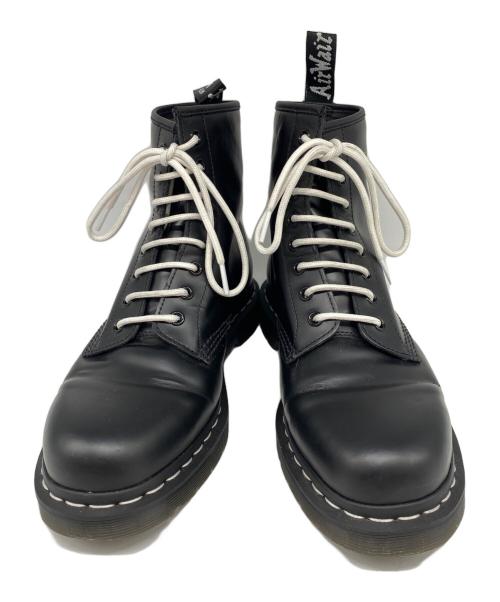 Dr.Martens（ドクターマーチン）Dr.Martens (ドクターマーチン) ホワイトステッチ8ホールブーツ ブラック サイズ:27cmの古着・服飾アイテム