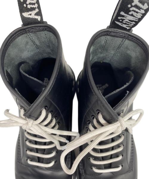 Dr.Martens（ドクターマーチン）Dr.Martens (ドクターマーチン) ホワイトステッチ8ホールブーツ ブラック サイズ:27cmの古着・服飾アイテム